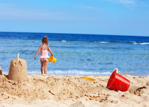 Actividades en vacaciones: castillos de arena