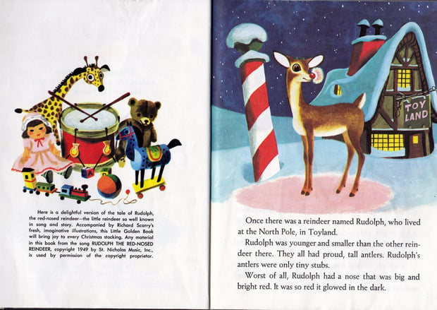 libro rodolfo el reno- cuentos de navidad